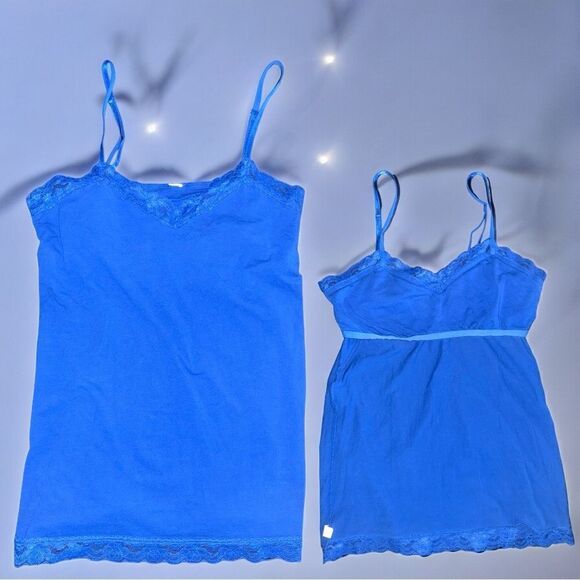Rehab l 2 XL Lace trimmed Tanks l Royal Blue & Very Red l XXL l VGUC - Picture 7 of 13